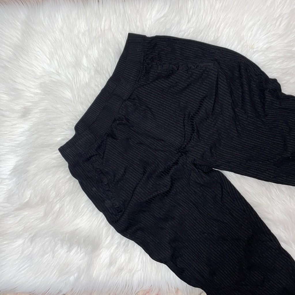 Enza Costa Ribbed Jogger Pants M